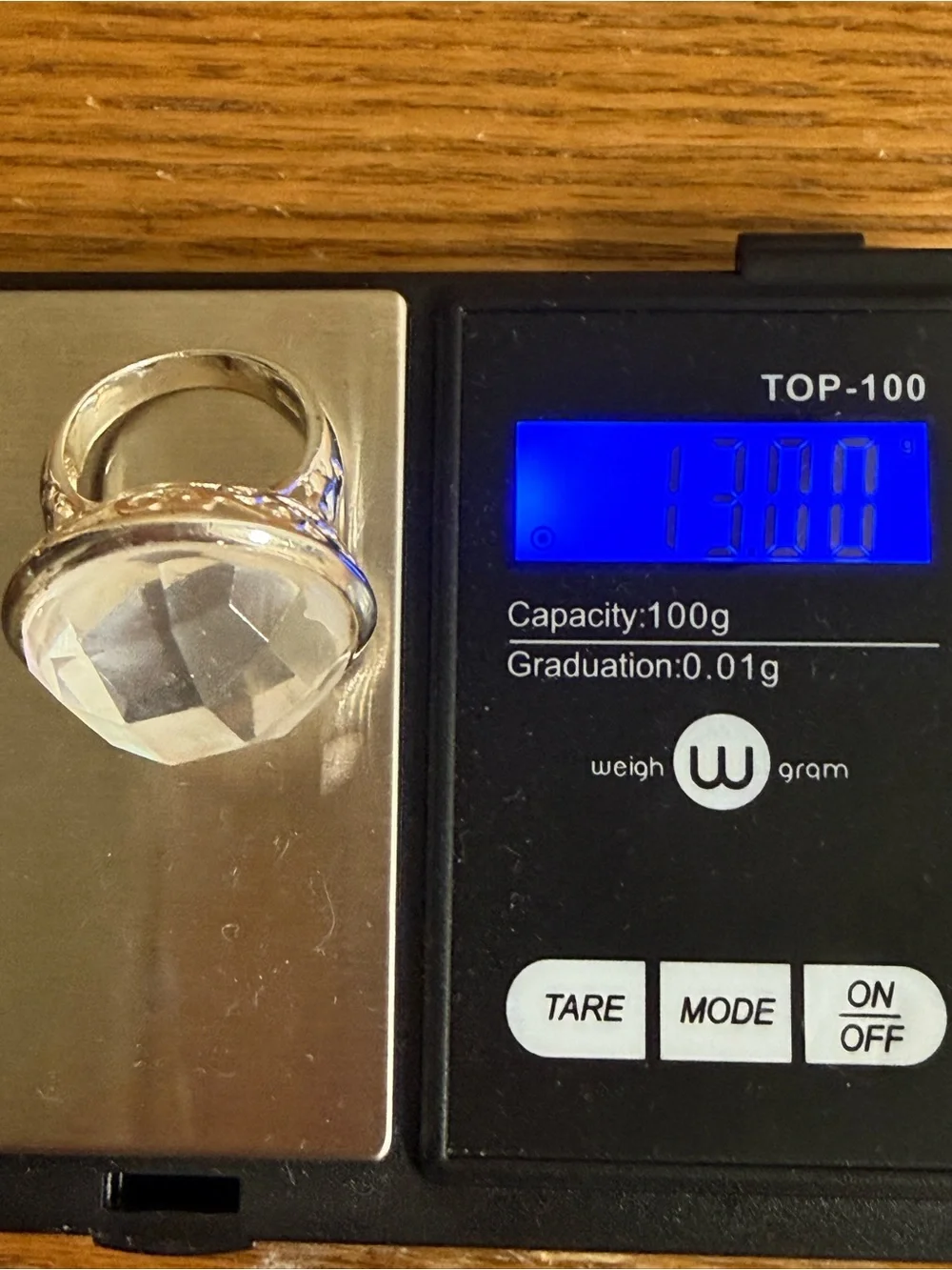 Sterling Silver 925 Filigree MOP Faceted Dome Ring Size 6.5 13 Grams
